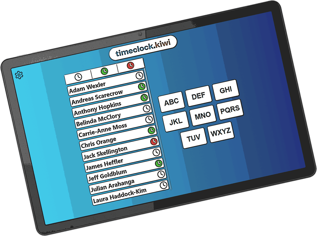 Timeclock.Kiwi screenshot 1