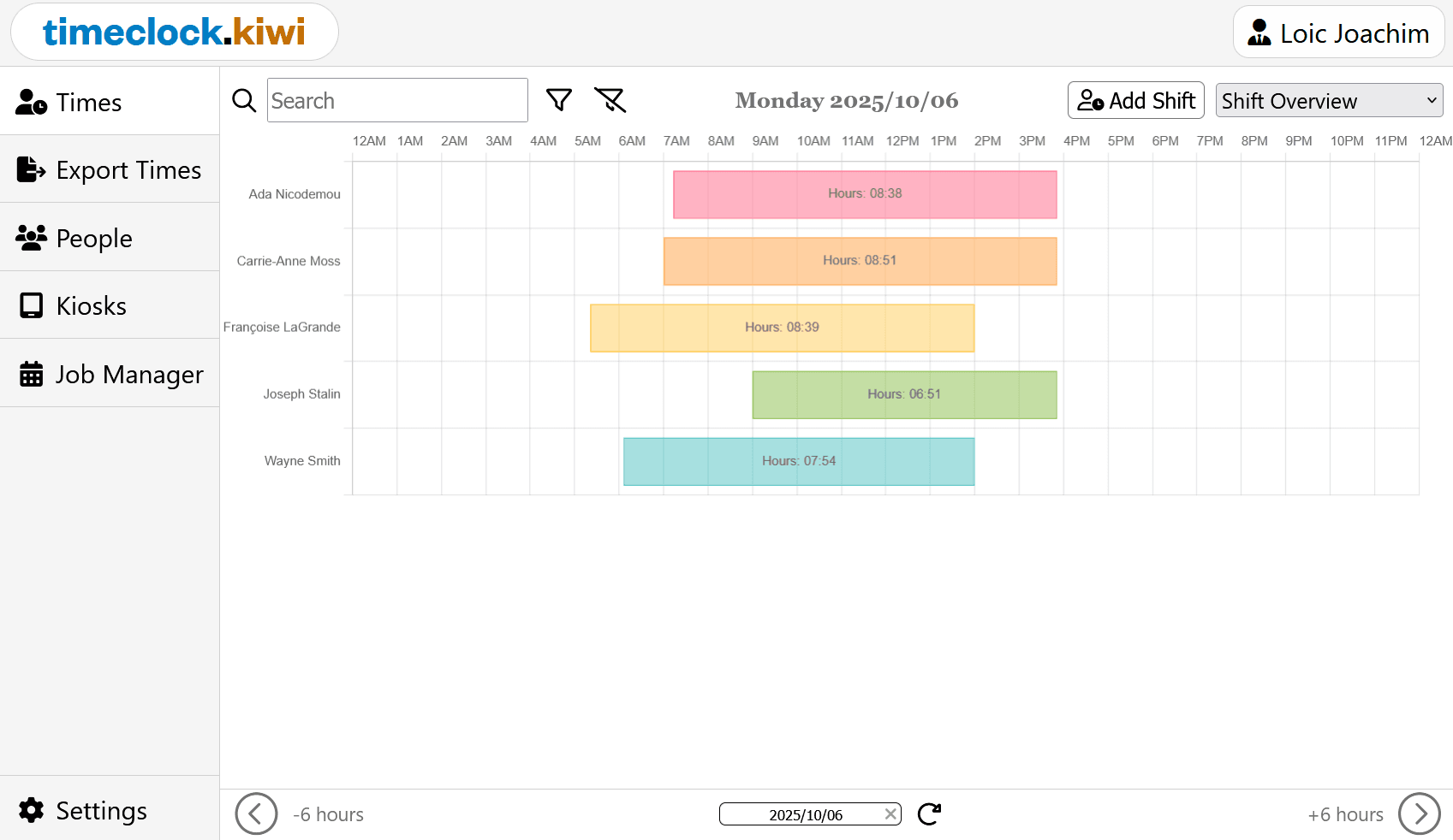 Timeclock.Kiwi screenshot 3