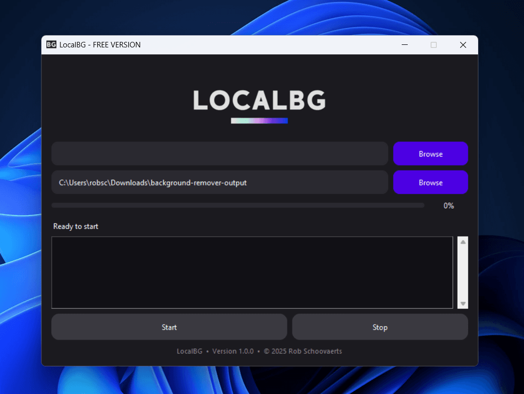 LocalBG screenshot 2