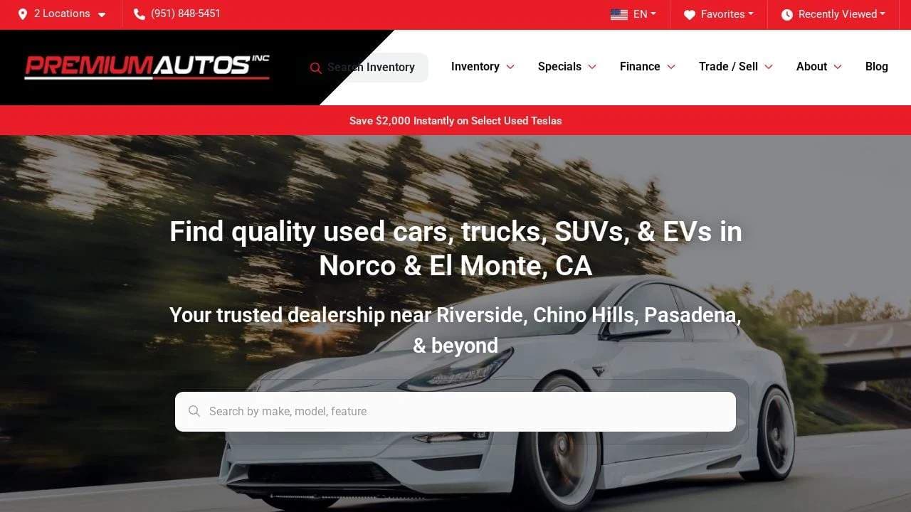 Premium Autos screenshot 1