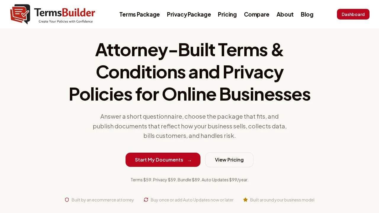 TermsBuilder screenshot 1