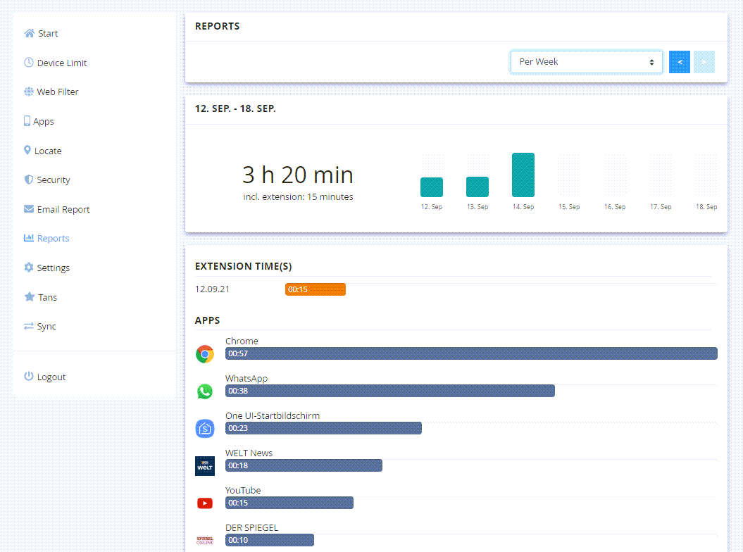 Salfeld Child Control screenshot 3