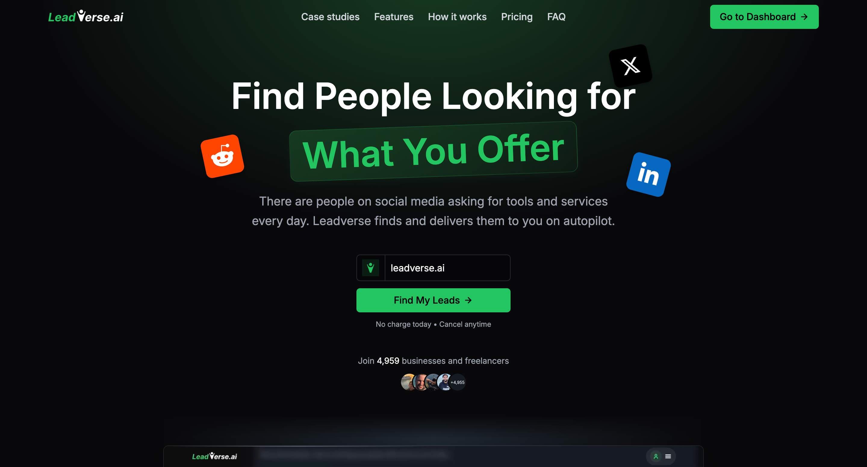 Leadverse screenshot 1