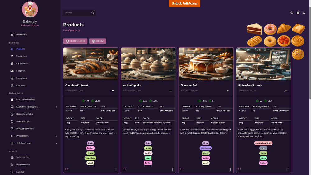 Bakeryly screenshot 2