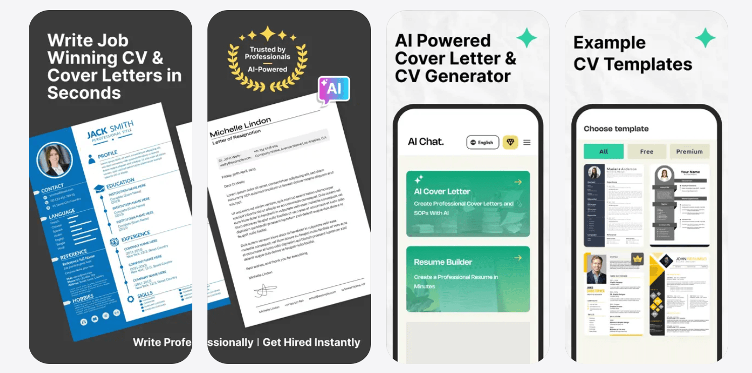 Cover Letter AI & Resume Maker screenshot 1