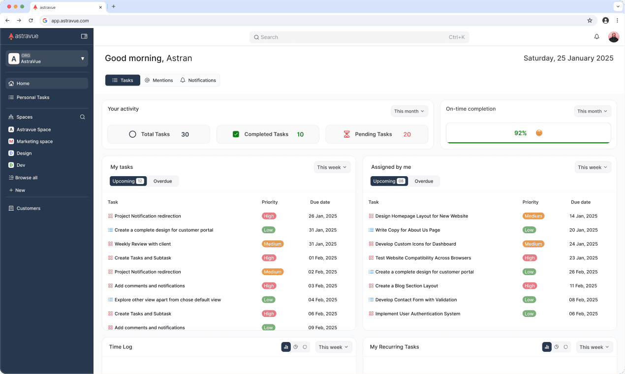 Astravue screenshot 1