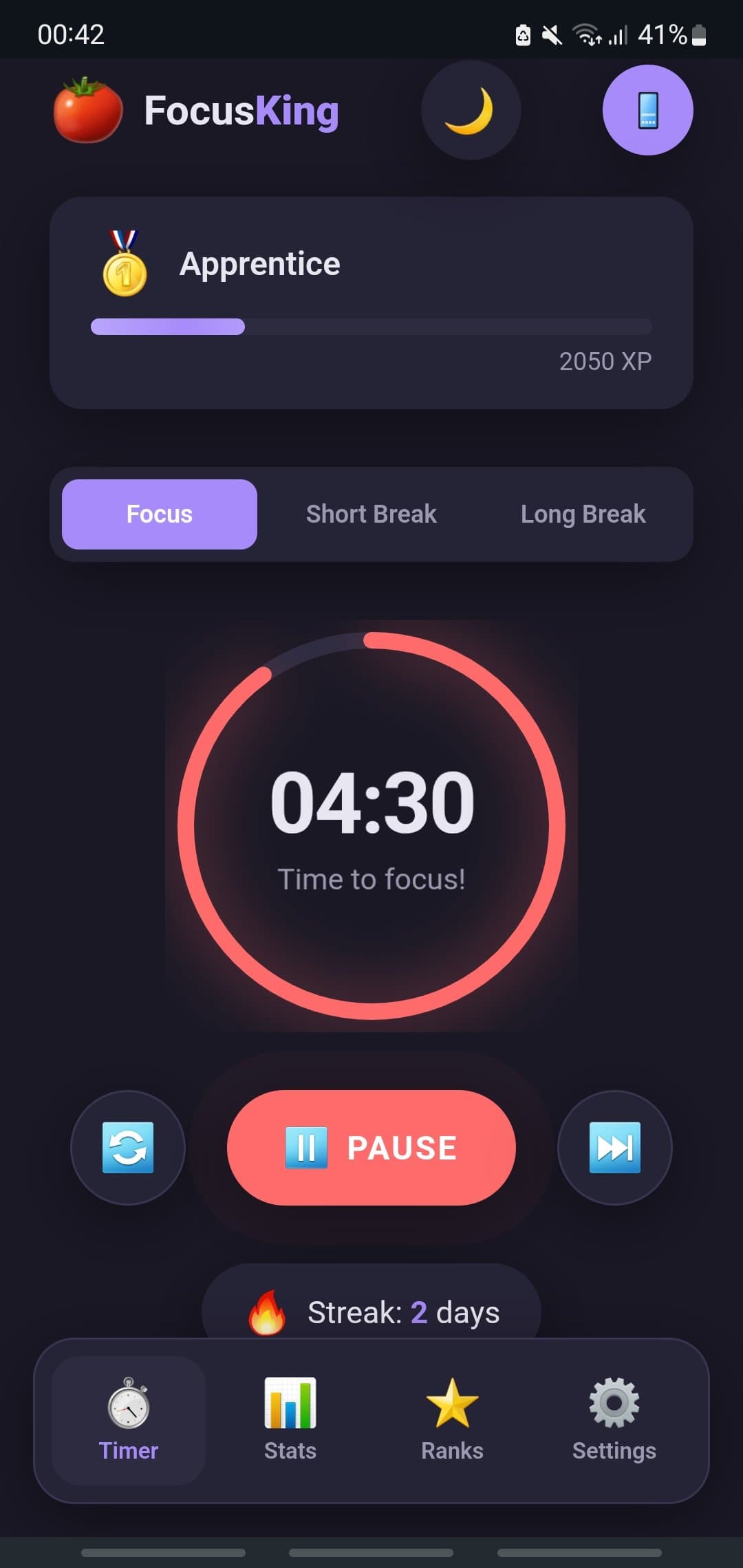 FocusKing screenshot 2