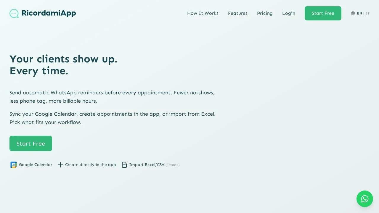 RicordamiApp screenshot 1
