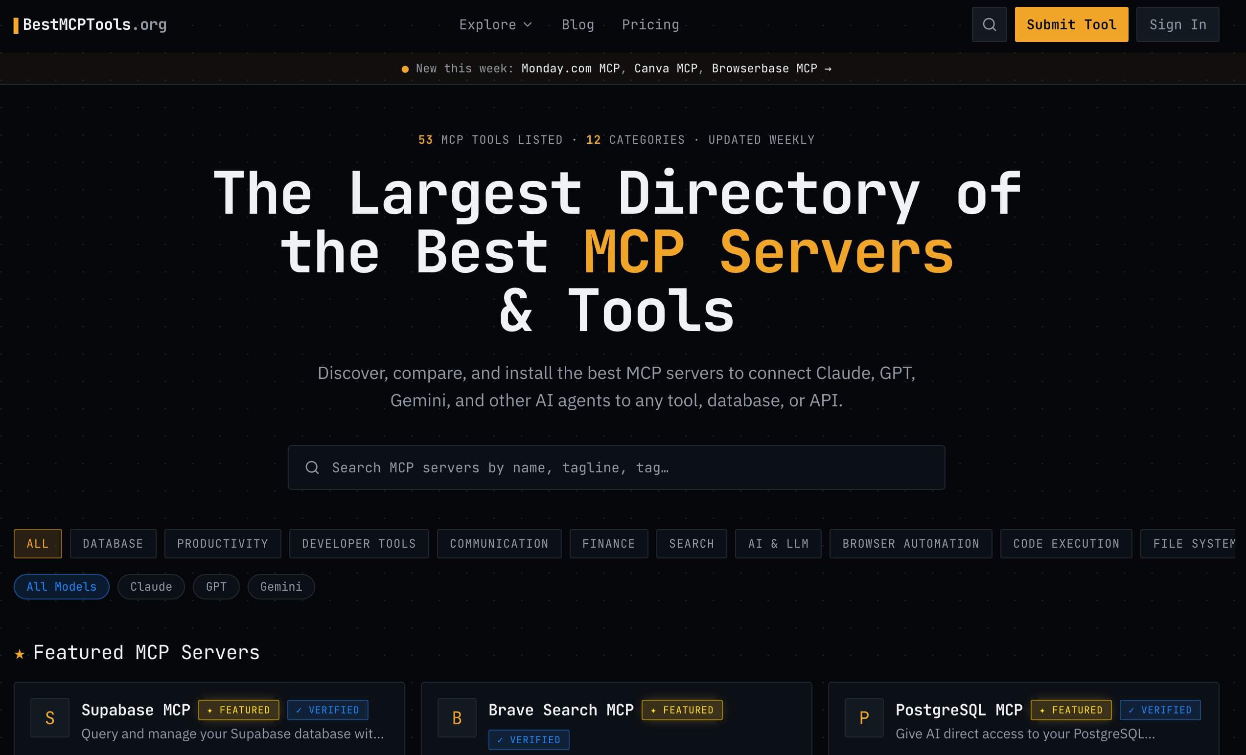 BestMCPTools screenshot 1