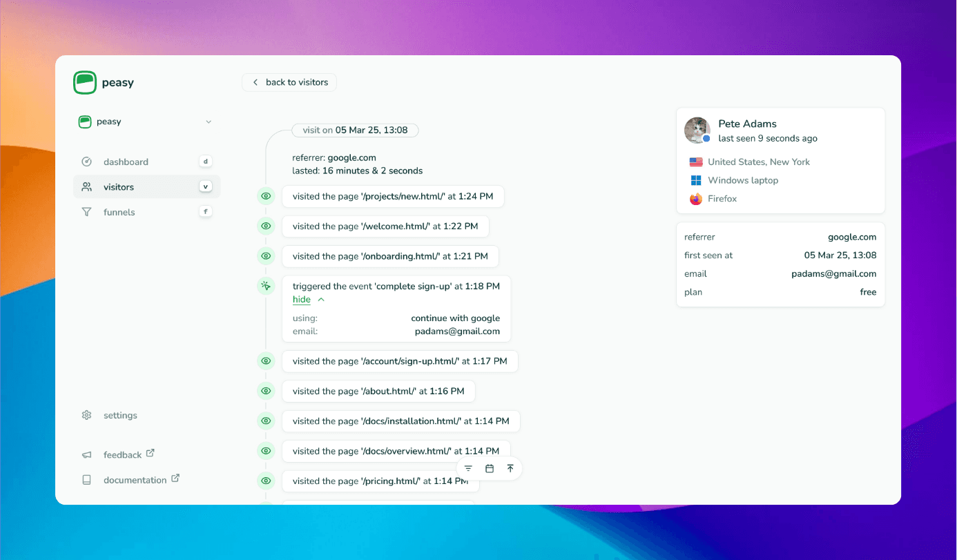Peasy screenshot 3