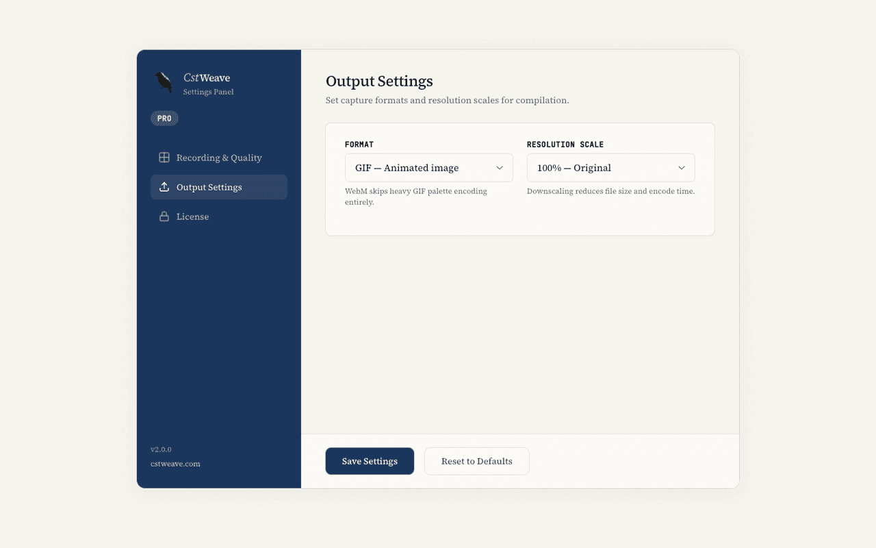 CstWeave screenshot 3