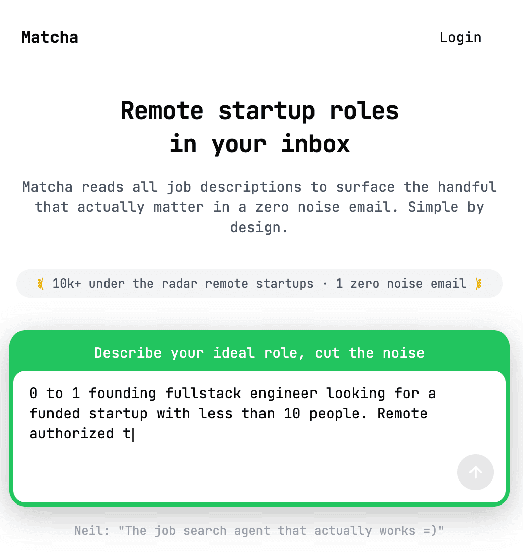 Matcha screenshot 2