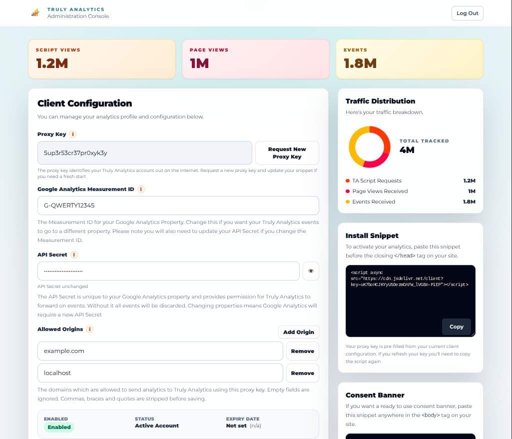 Truly Analytics screenshot 1