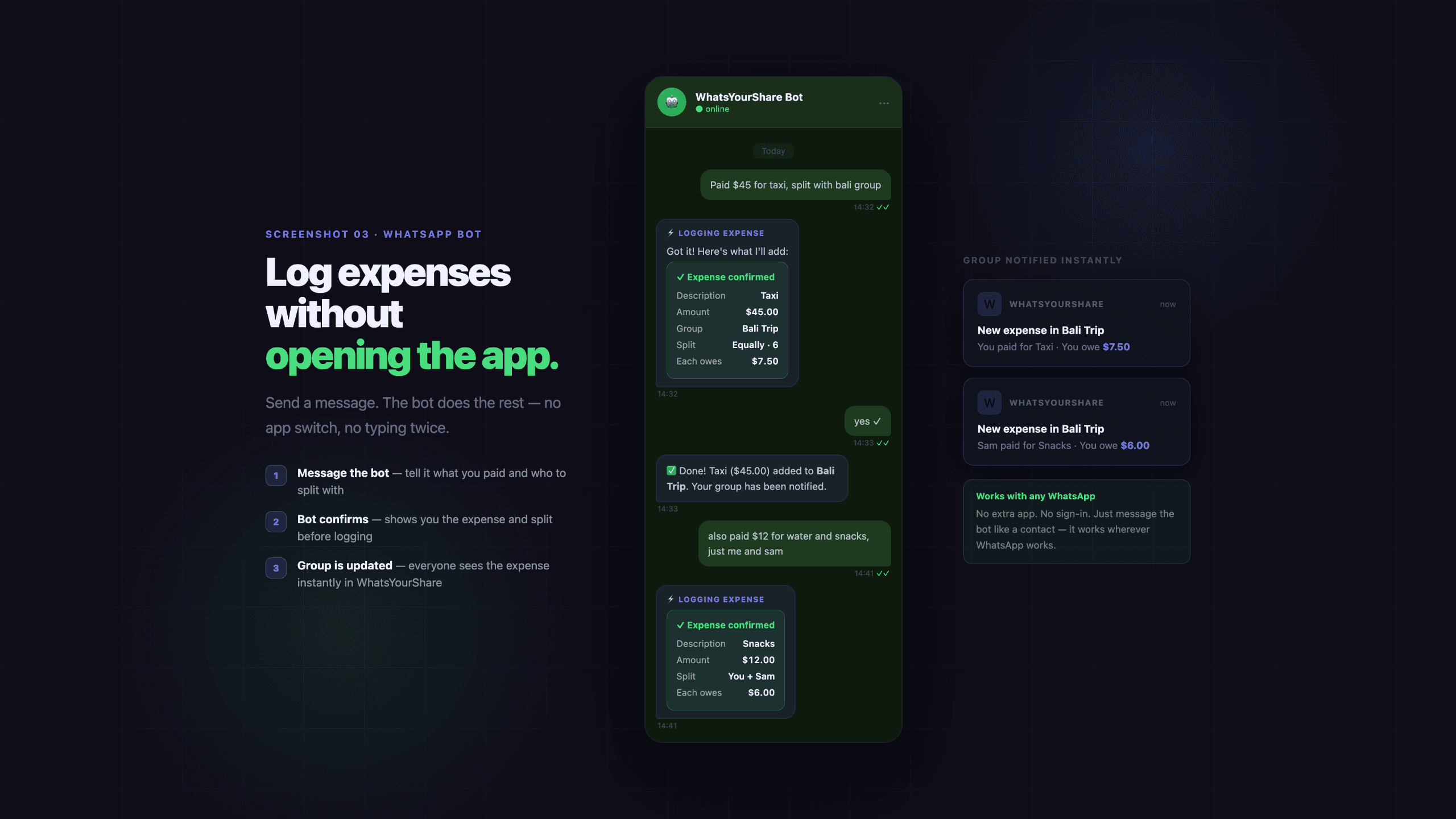 WhatsYourShare screenshot 3