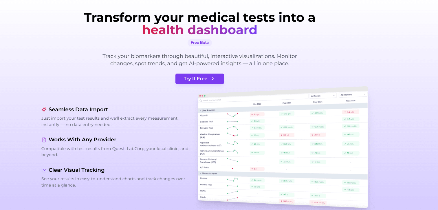 Biotracker screenshot 1