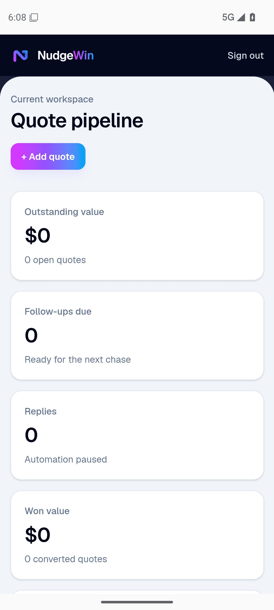 NudgeWin screenshot 2
