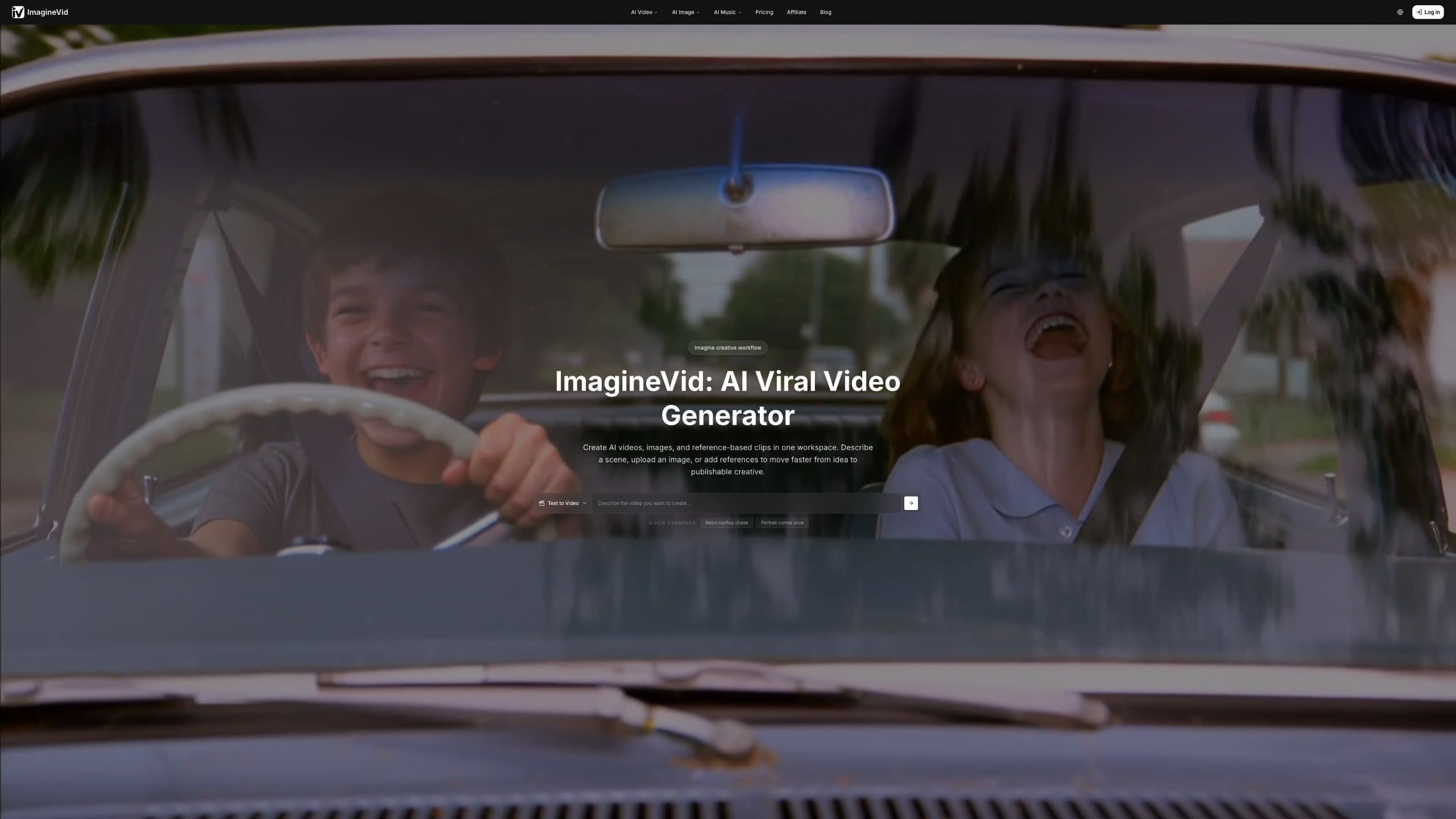 ImagineVid AI screenshot 1