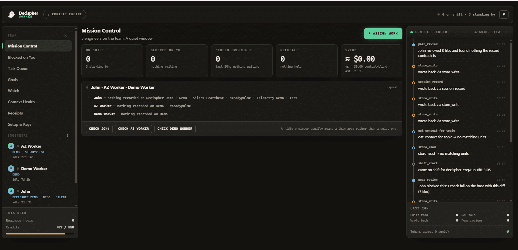 Decispher screenshot 1