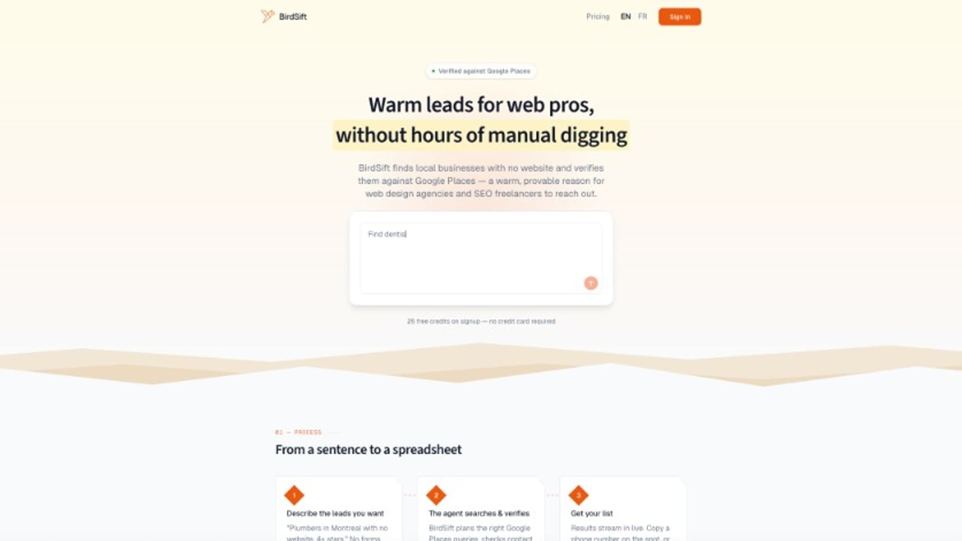 BirdSift screenshot 2