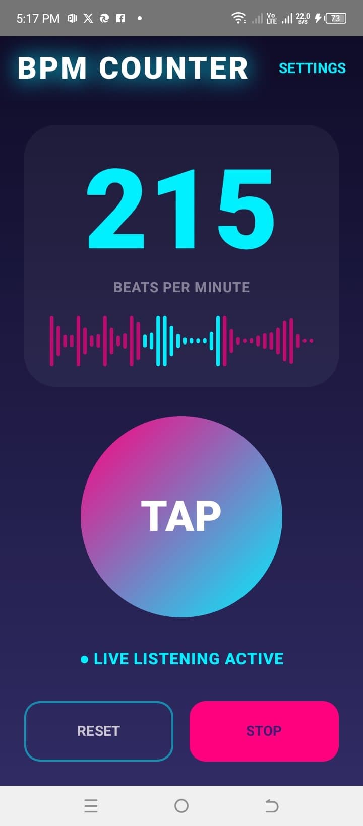 BPM Counter screenshot 1