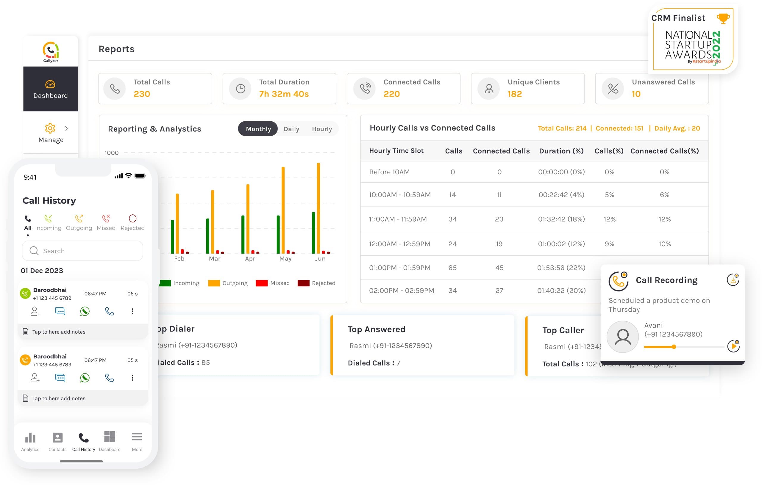Callyzer screenshot 1