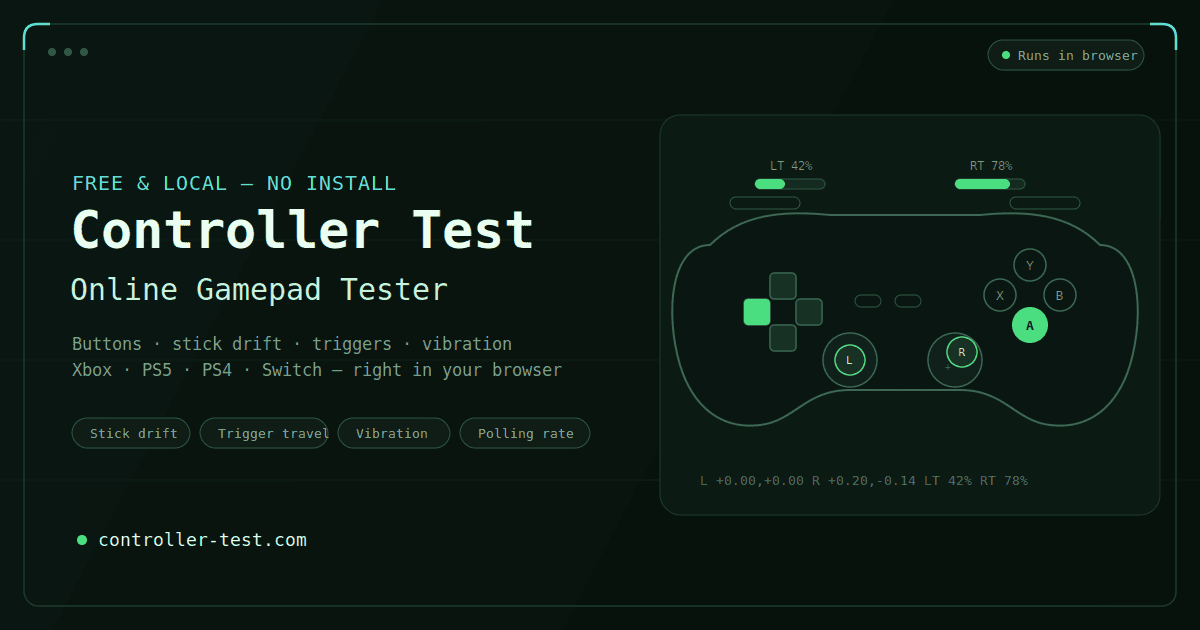 Controller Test screenshot 1
