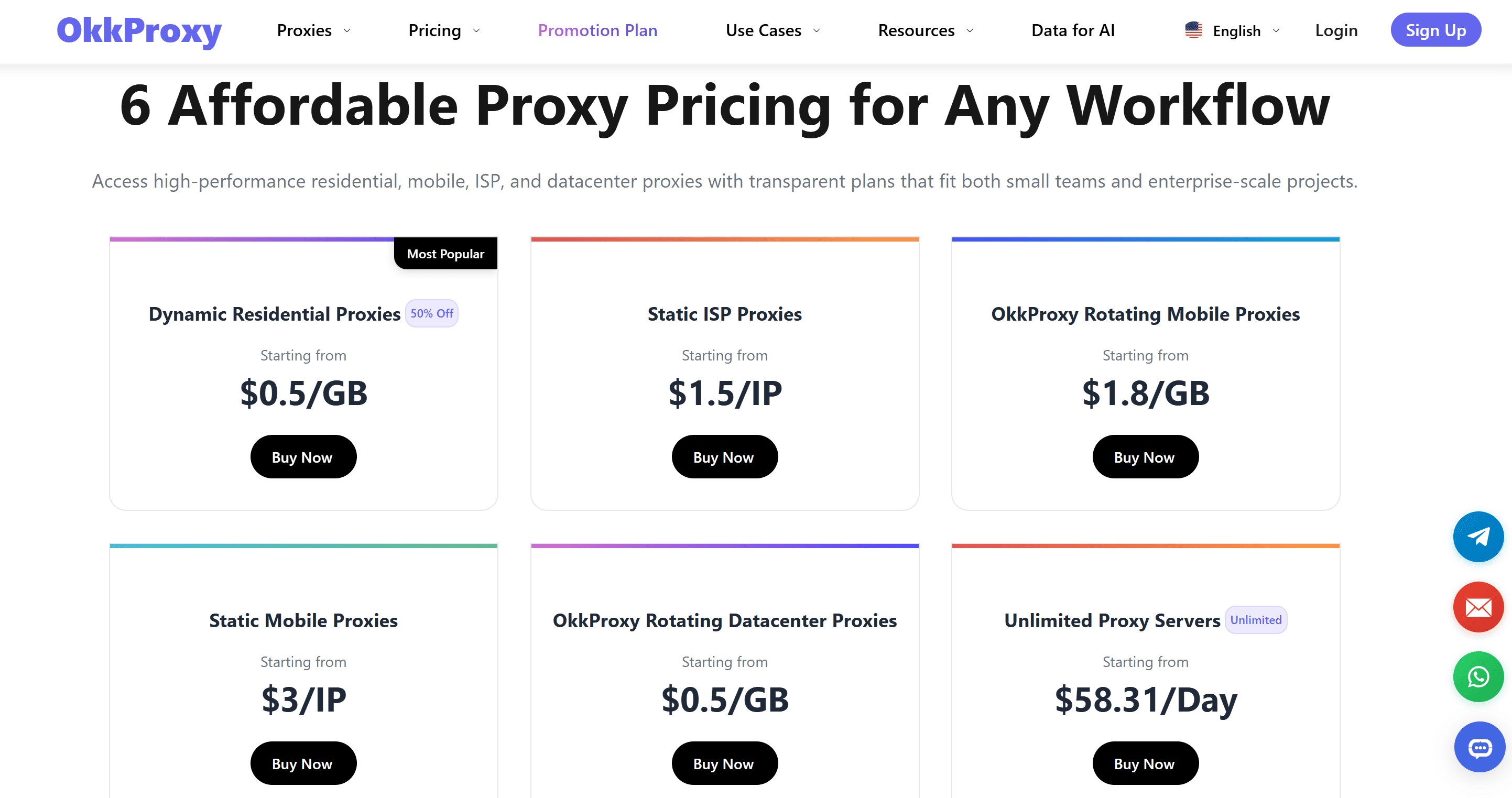 OkkProxy screenshot 1