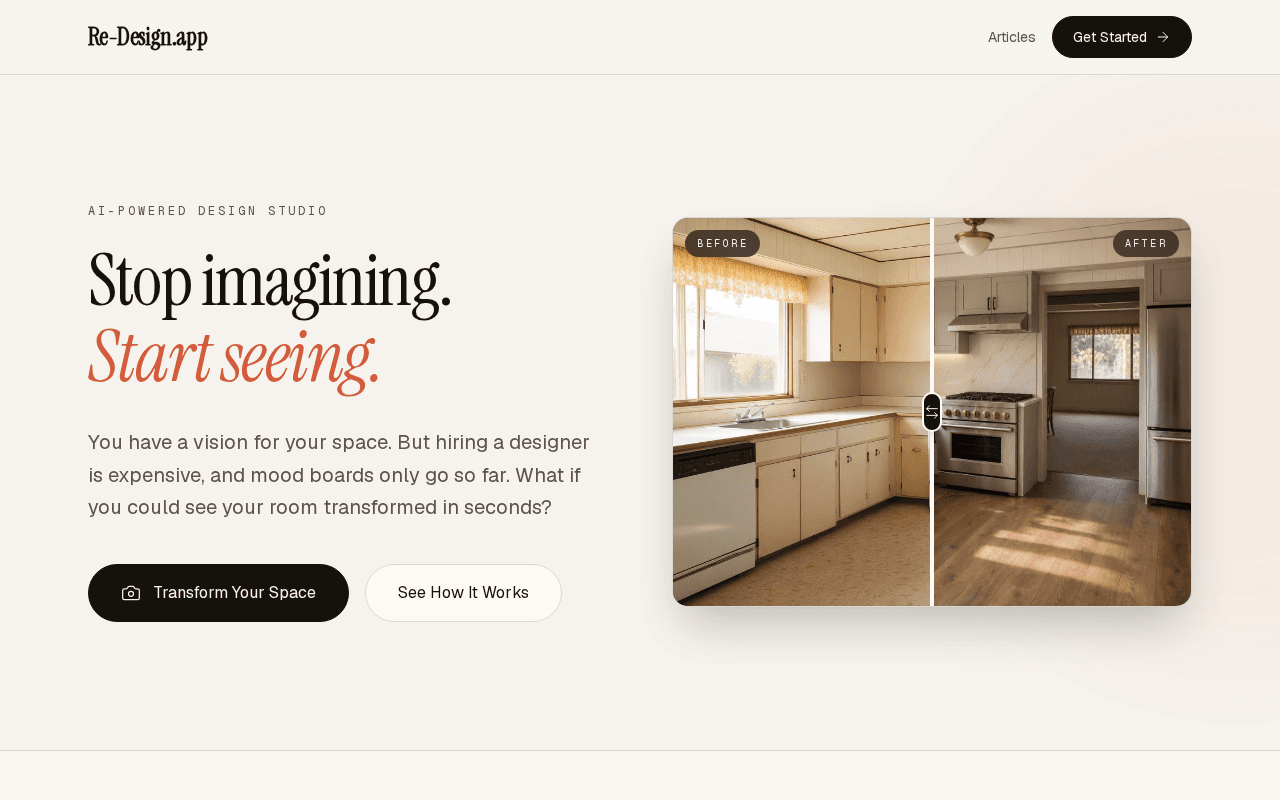 Re-Design screenshot 1
