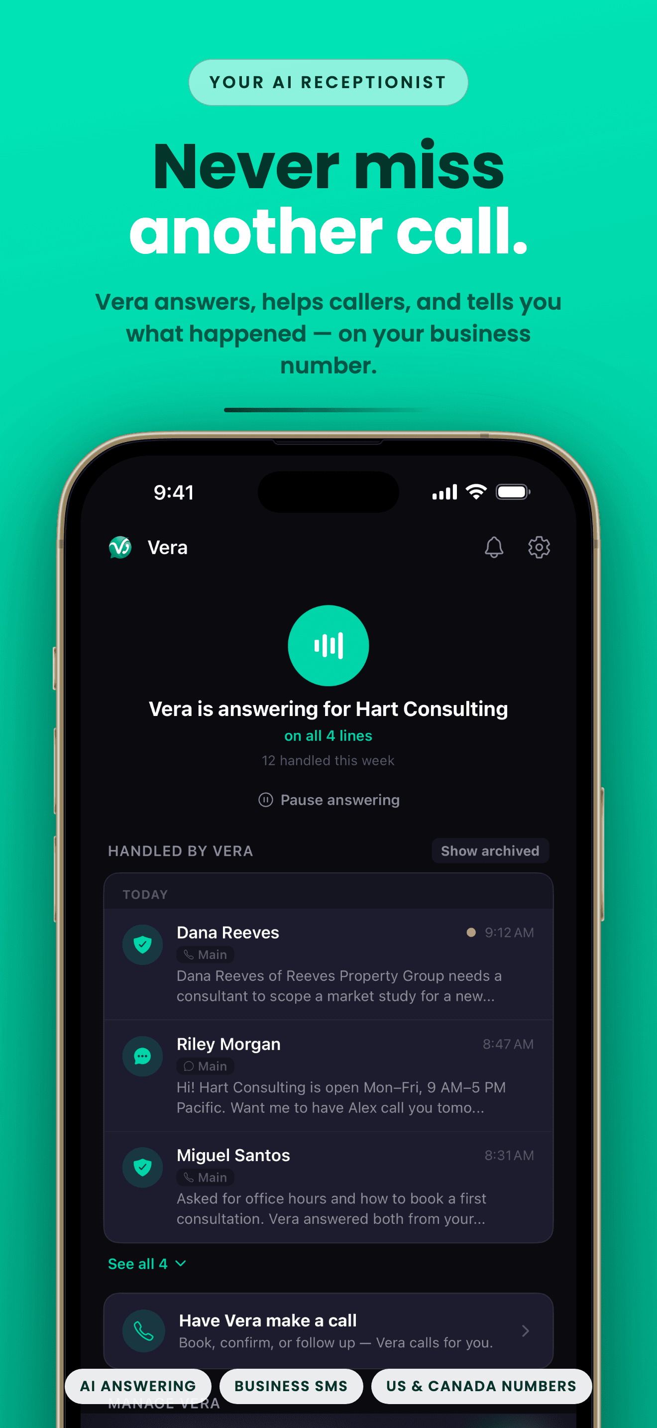 VeraDial screenshot 1