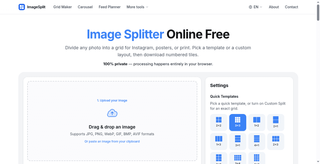ImageSplit screenshot 1