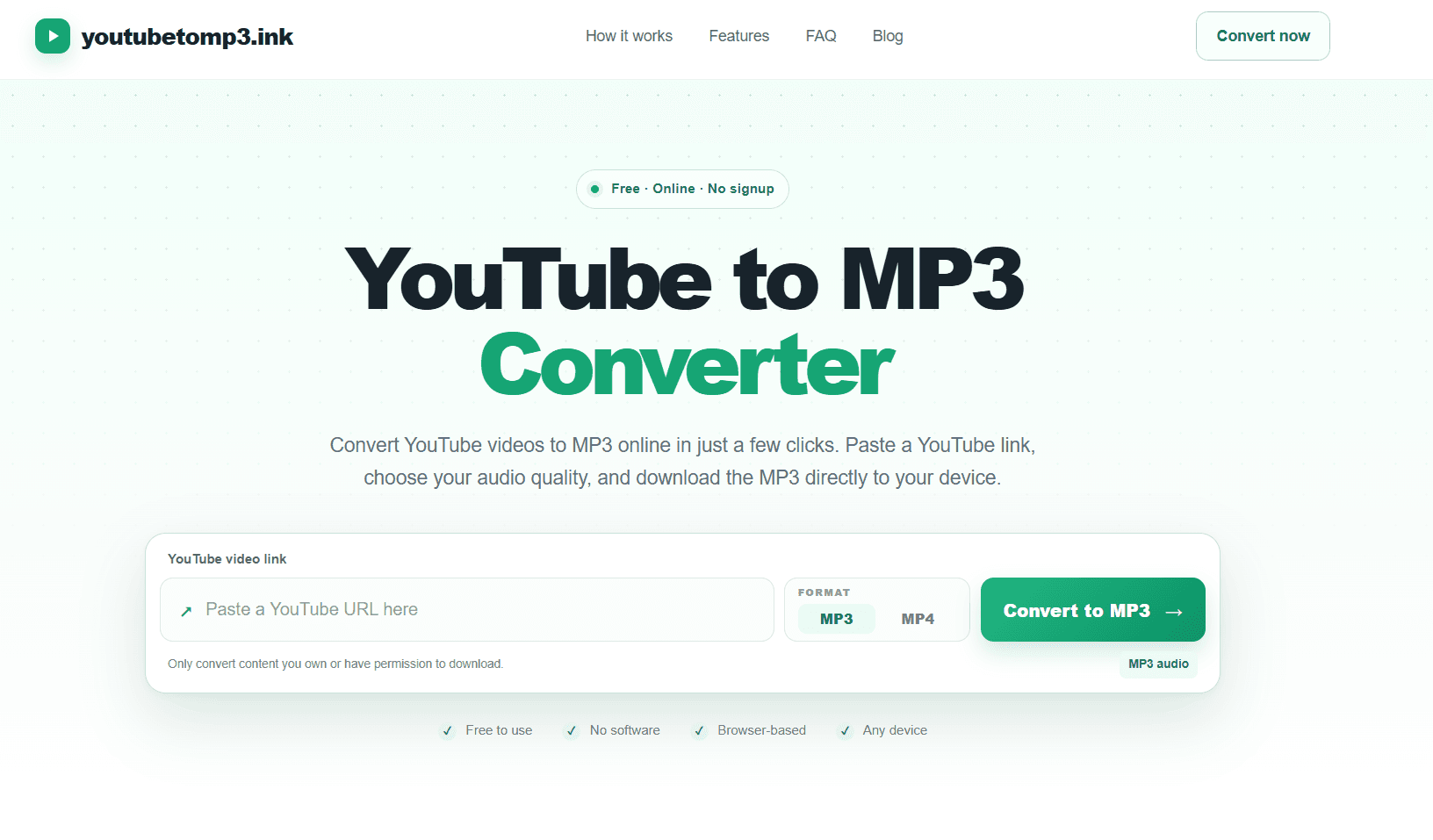 youtubetomp3.ink screenshot 1