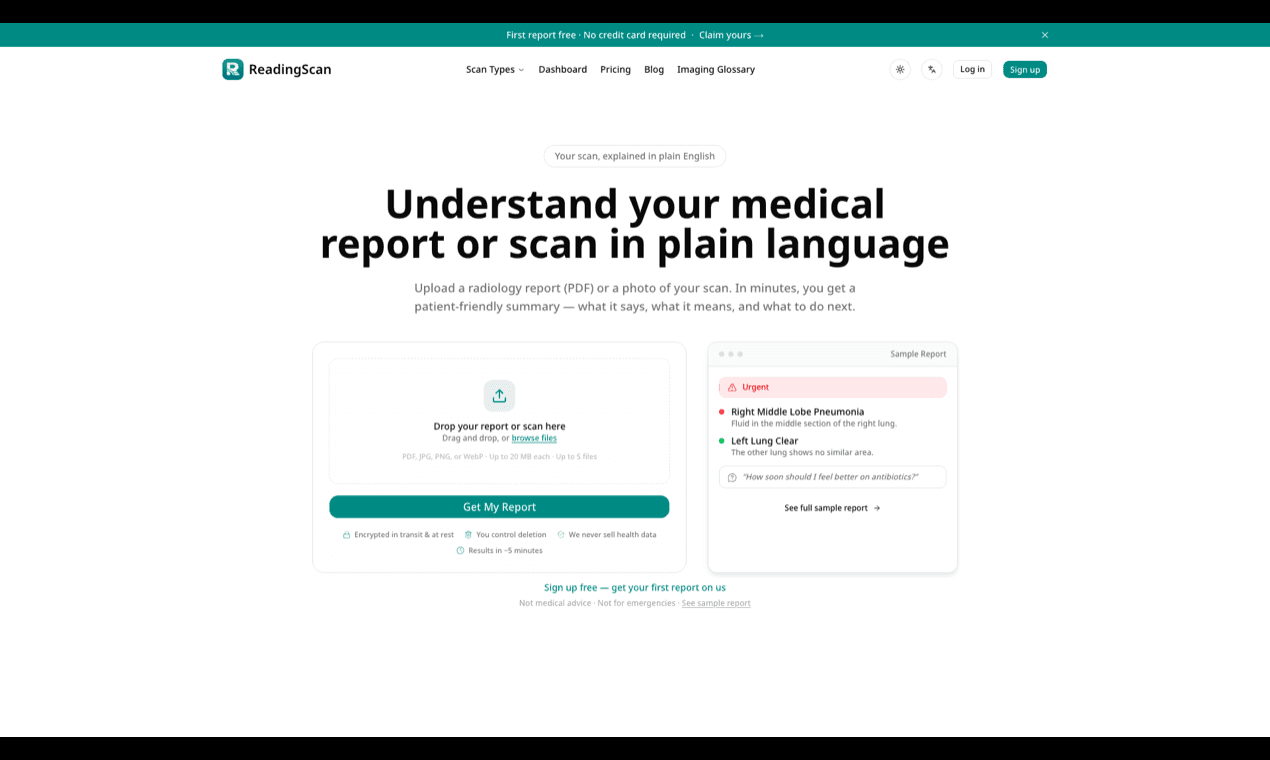 ReadingScan screenshot 1
