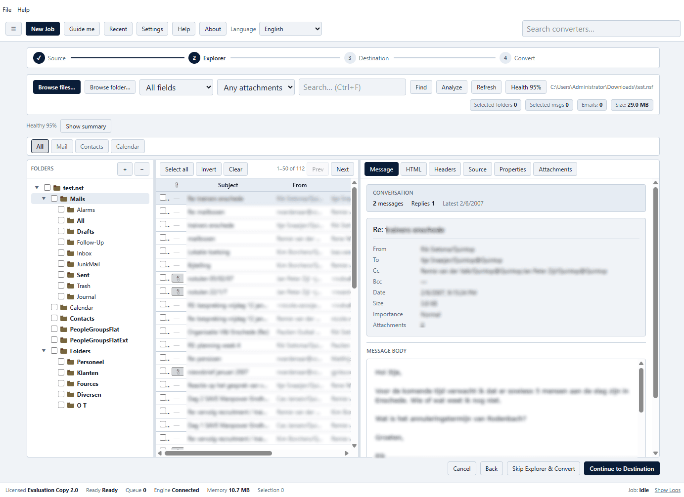 ViceVersa NSF to PST Converter screenshot 2