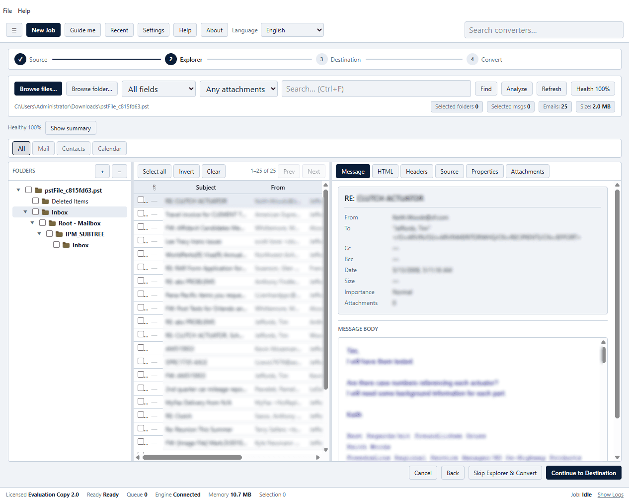 ViceVersa NSF to PST Converter screenshot 3