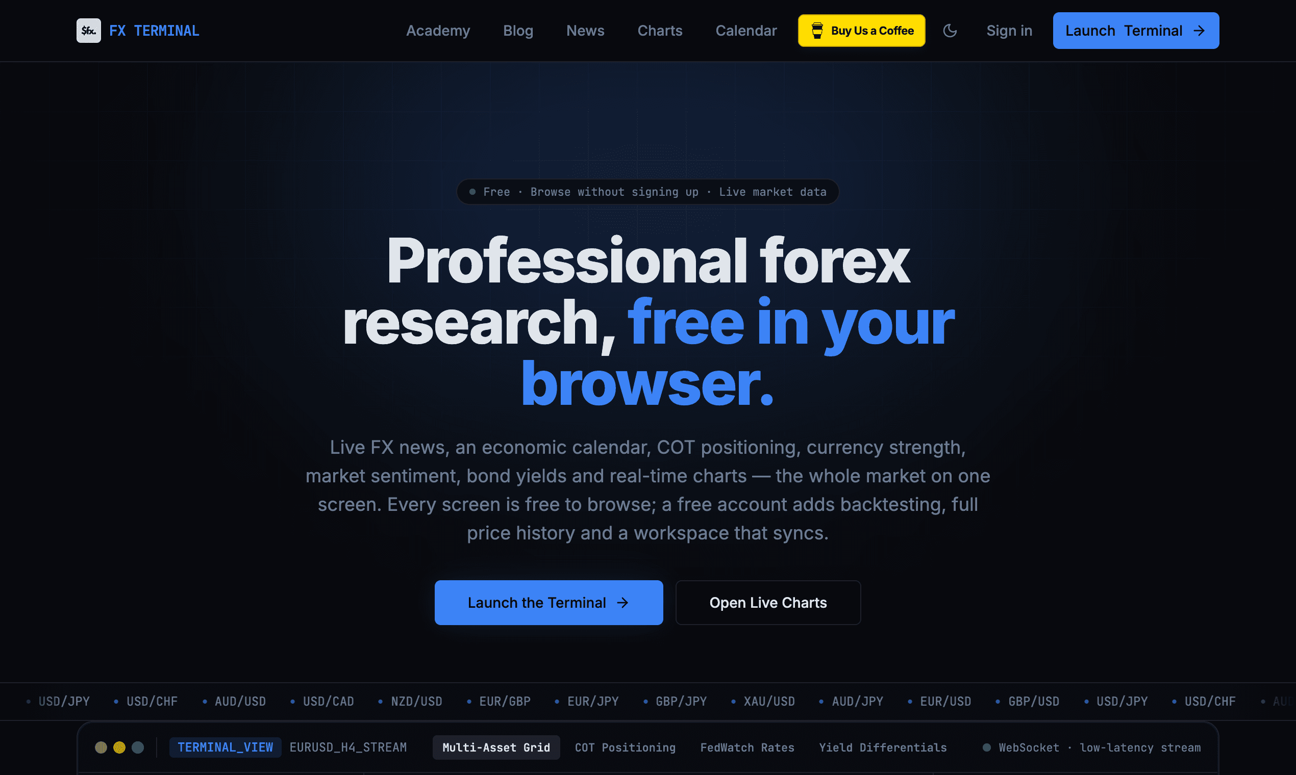 FX Terminal screenshot 2