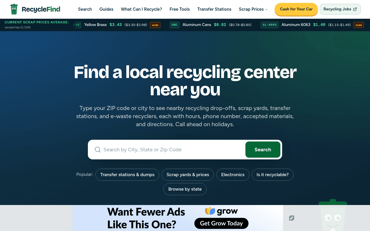 RecycleFind screenshot 1