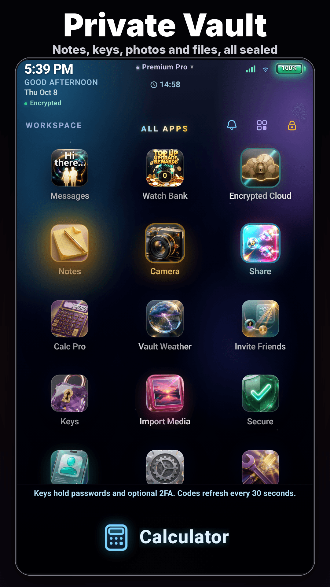 Lock It: Calculator Vault screenshot 2