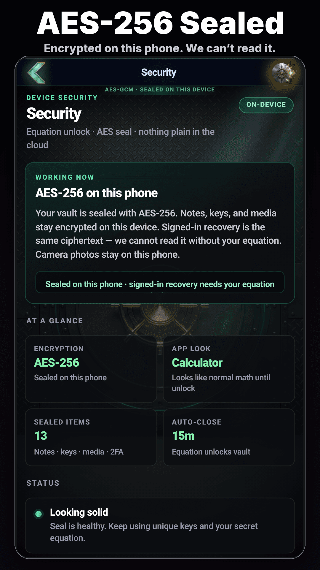 Lock It: Calculator Vault screenshot 3