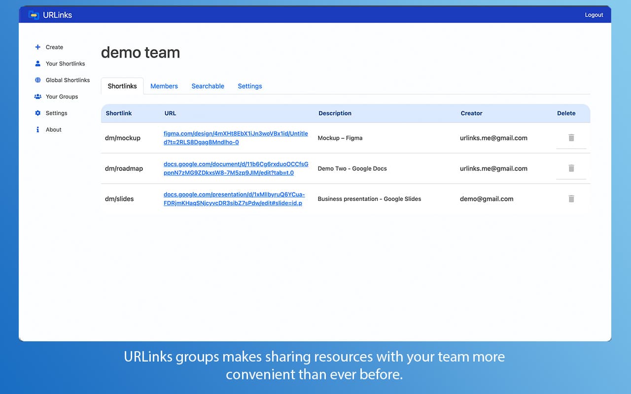 URLinks screenshot 3