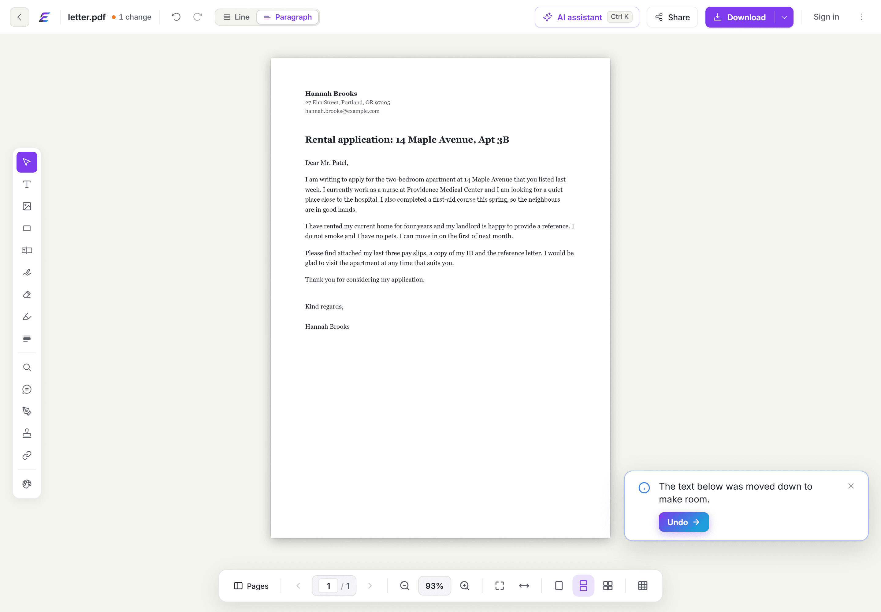 EasyPDF screenshot 1