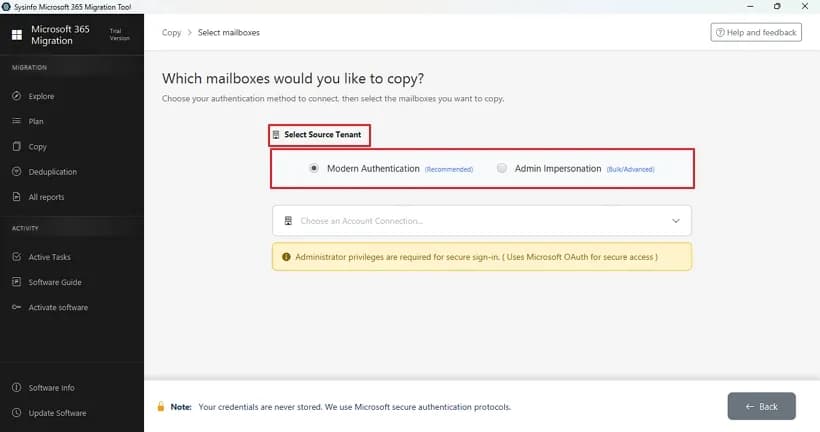 SysInfo Office 365 Backup Tool screenshot 1