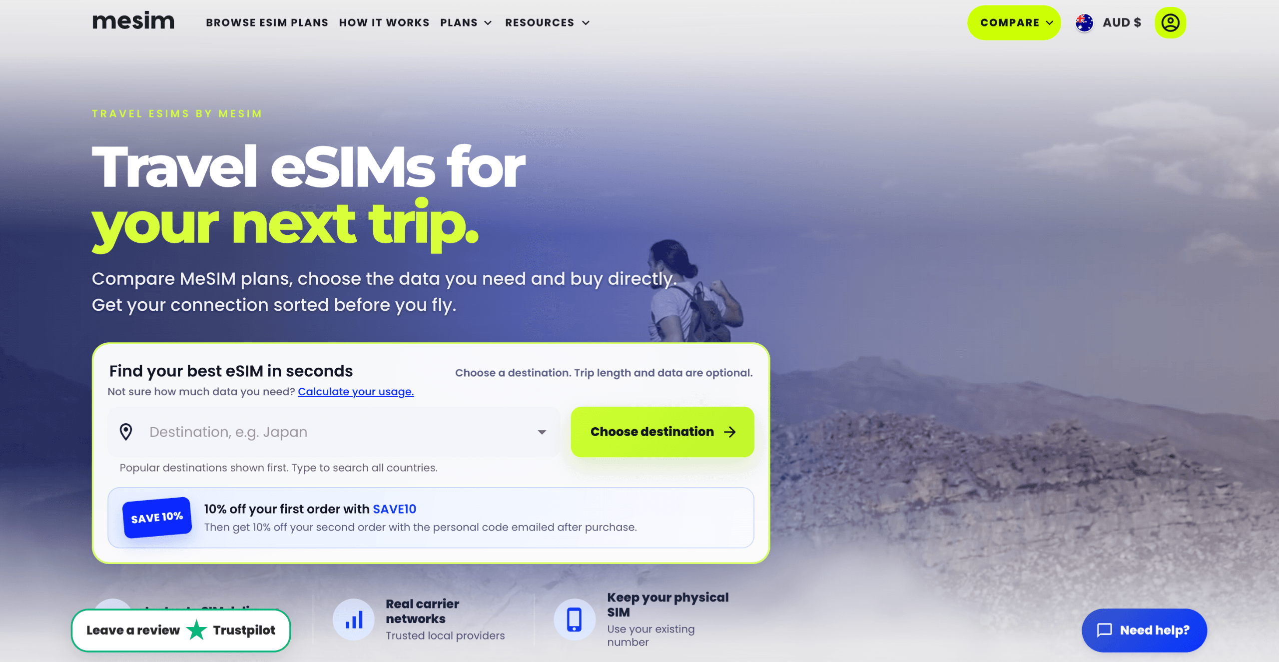MeSIM screenshot 1