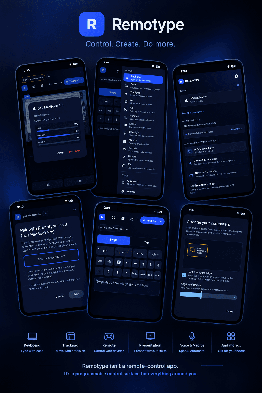 Remotype screenshot 1