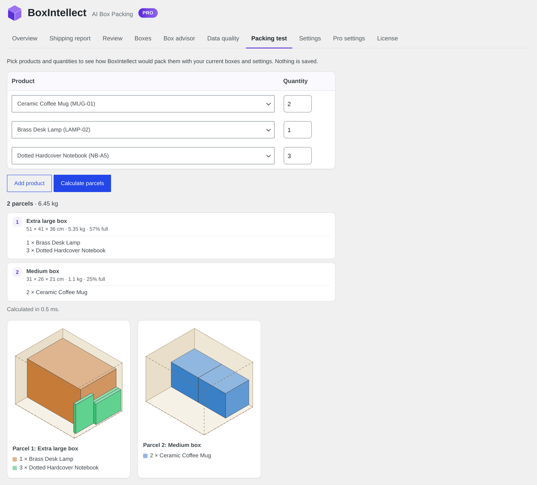 BoxIntellect screenshot 2
