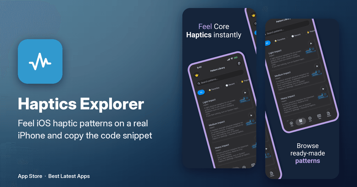 Haptics Explorer screenshot 1