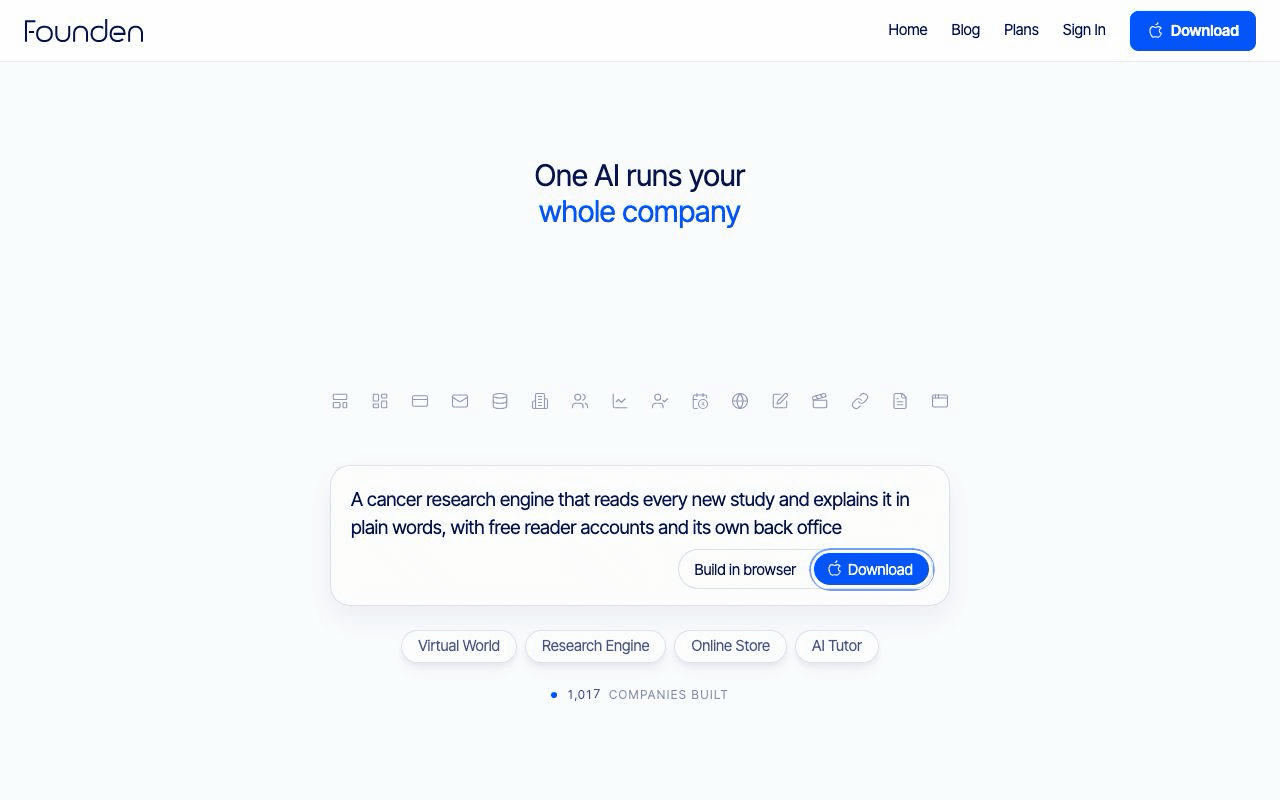 Founden screenshot 1