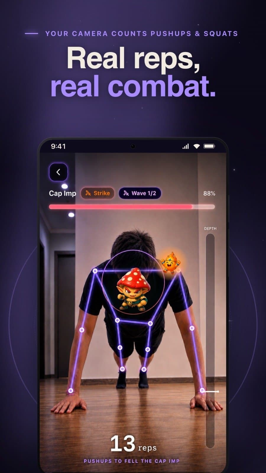 Pushup RPG: Fitness Quest screenshot 1