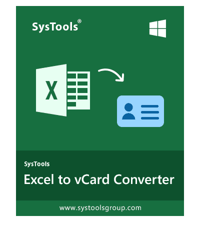 SysTools Excel to vCard Converter screenshot 1