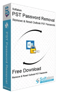 Softaken PST Password Removal Tool screenshot 1