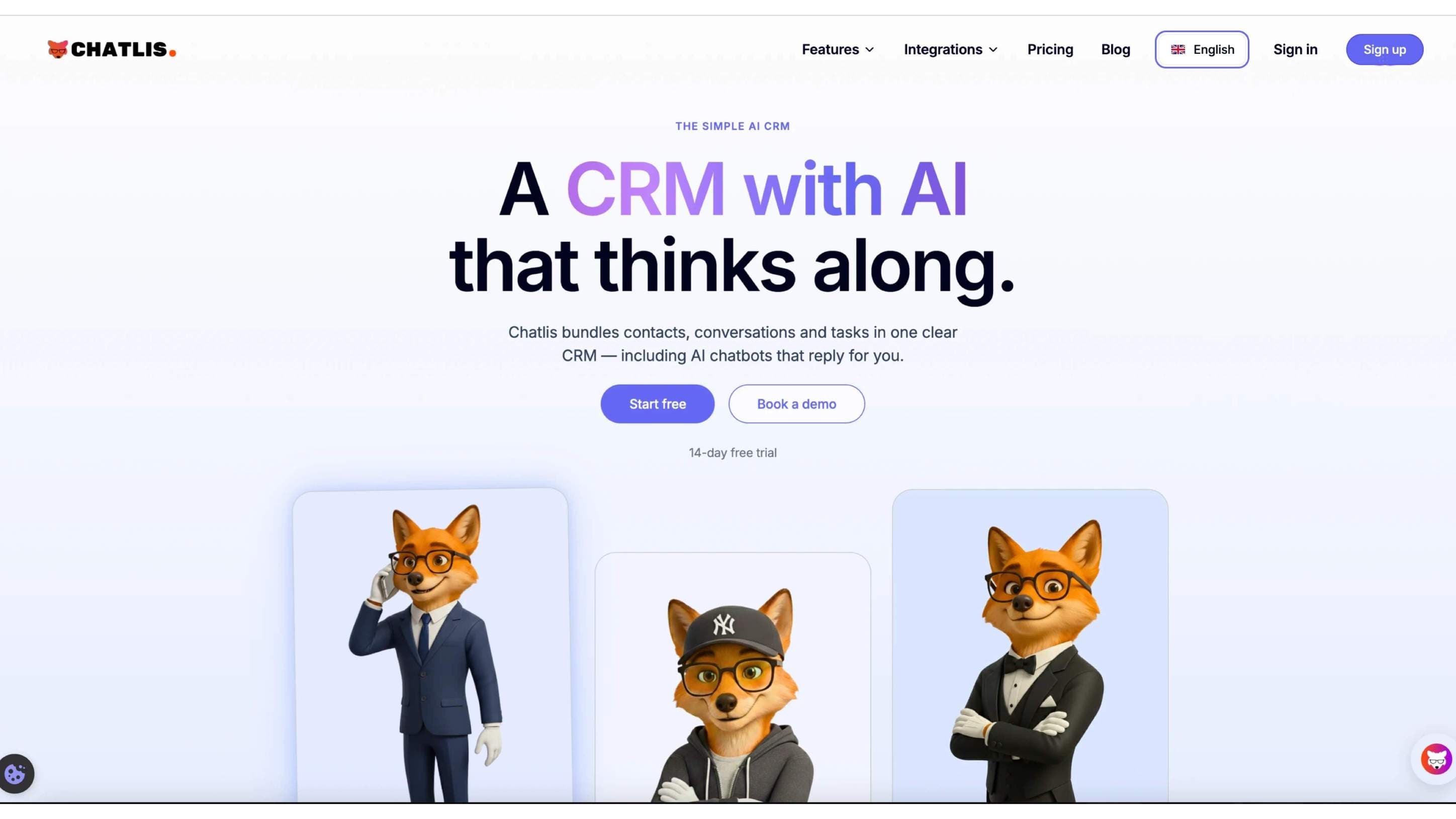 Chatlis CRM screenshot 1